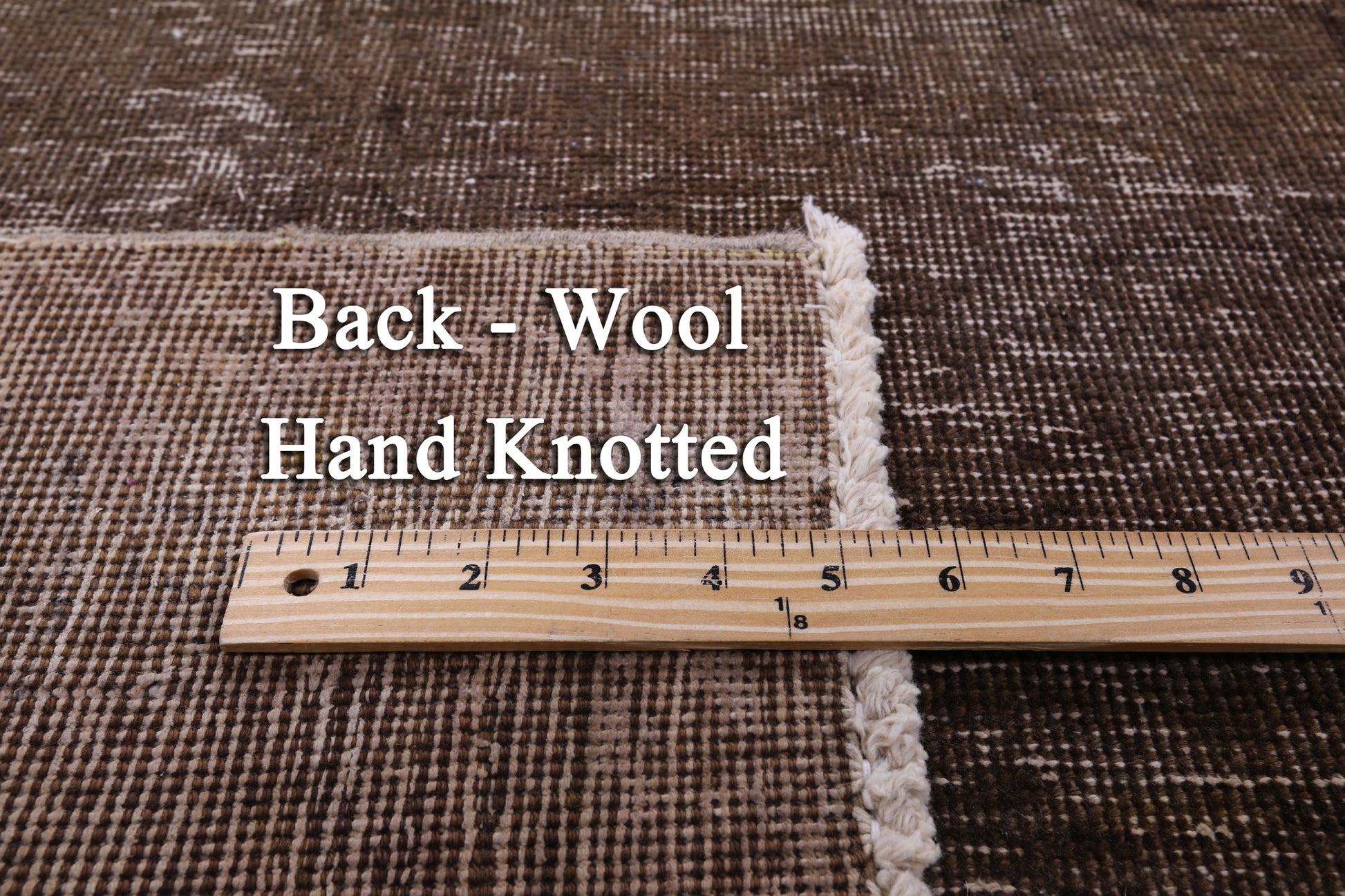 Persian Overdyed Hand Knotteed Wool Rug - 9' 9" X 11' 9" - Golden Nile