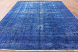 Blue Over-dyed 10 X 12 Rug - Golden Nile