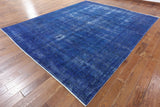 Blue Over-dyed 10 X 12 Rug - Golden Nile