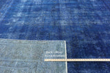 Blue Over-dyed 10 X 12 Rug - Golden Nile