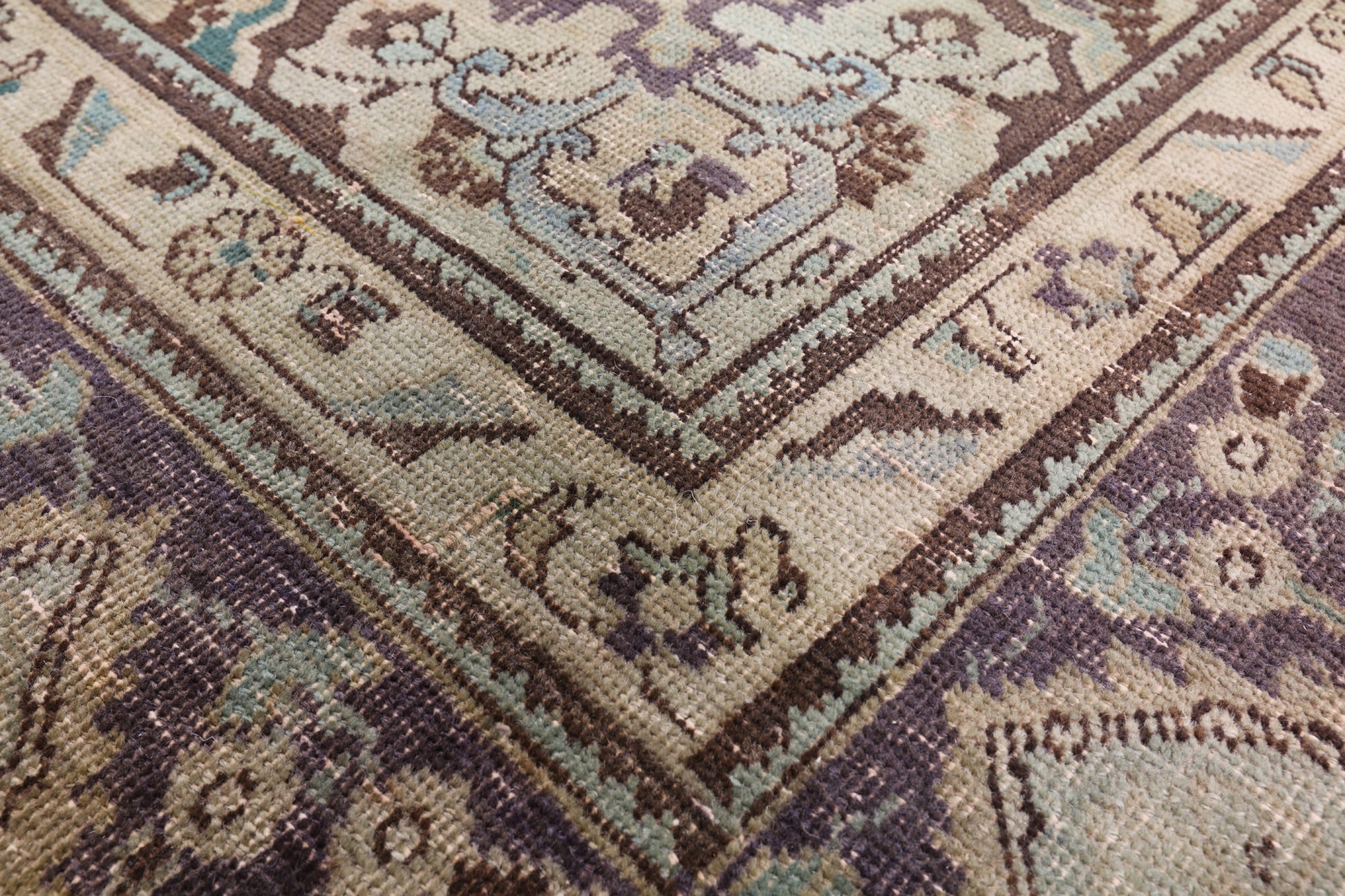 Persian Overdyed Hand Knotted Wool Rug - 9' 2" X 12' 9" - Golden Nile