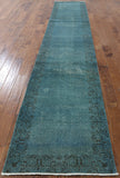 Hand Knotted Runner Overdyed Rug 3 X 16 - Golden Nile