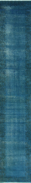 Runner Overdyed Oriental Rug 3 X 19 - Golden Nile