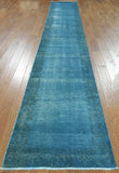 Runner Overdyed Oriental Rug 3 X 19 - Golden Nile