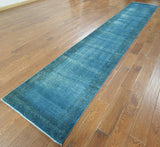 Runner Overdyed Oriental Rug 3 X 19 - Golden Nile