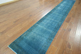 Runner Overdyed Oriental Rug 3 X 19 - Golden Nile