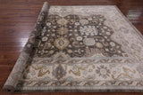 Turkish Oushak Handmade Wool Rug - 8' 1" X 9' 9" - Golden Nile