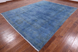 Overdyed Hand Knotted Rug - 9' X 11' 5" - Golden Nile