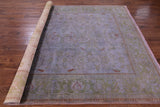 Full Pile Overdyed Hand Knotted Wool Rug - 8' 4" X 10' 6" - Golden Nile