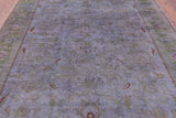 Full Pile Overdyed Hand Knotted Wool Rug - 8' 4" X 10' 6" - Golden Nile