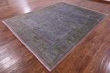 Full Pile Overdyed Hand Knotted Wool Rug - 8' 4" X 10' 6" - Golden Nile