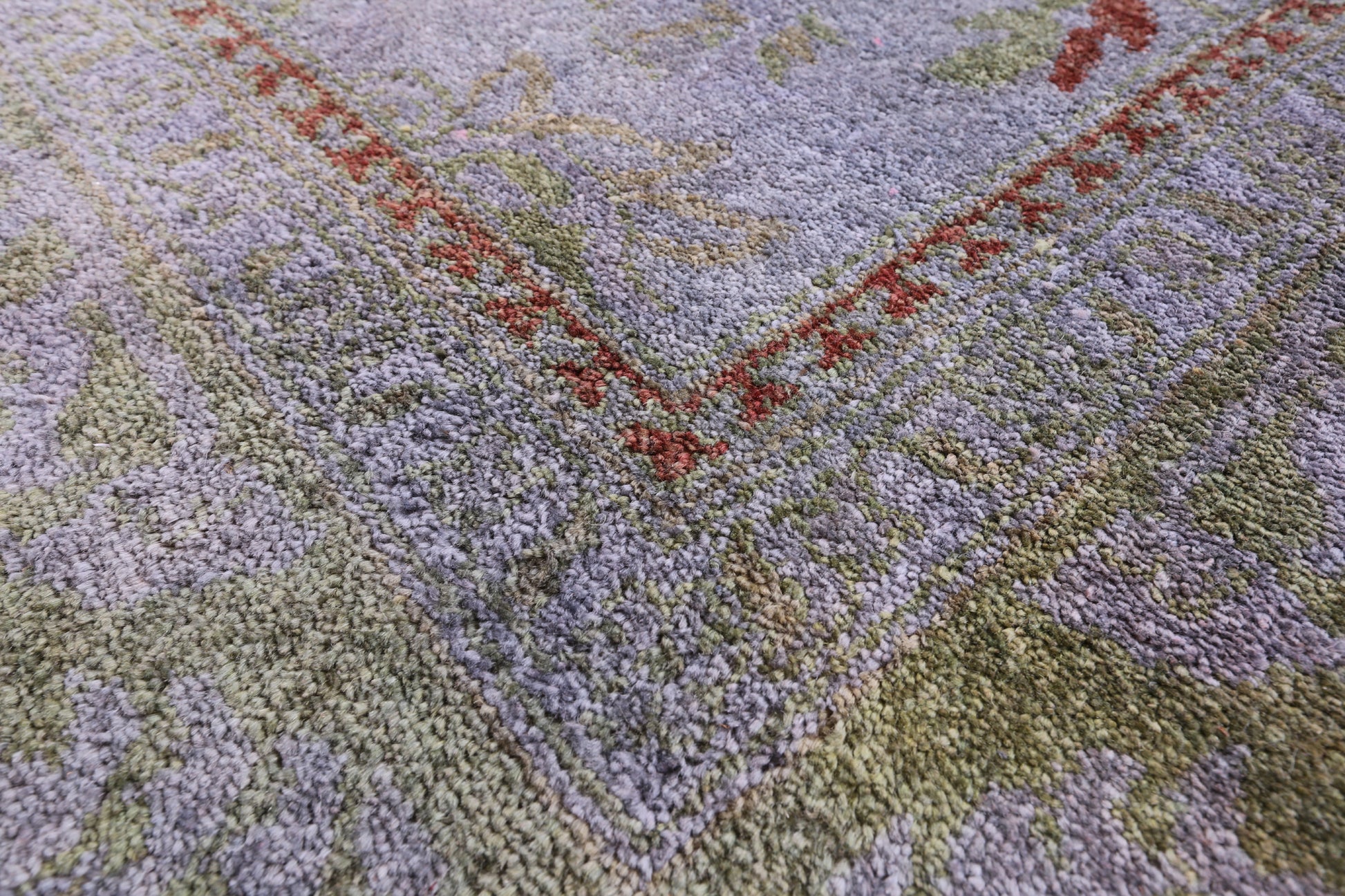 Full Pile Overdyed Hand Knotted Wool Rug - 8' 4" X 10' 6" - Golden Nile