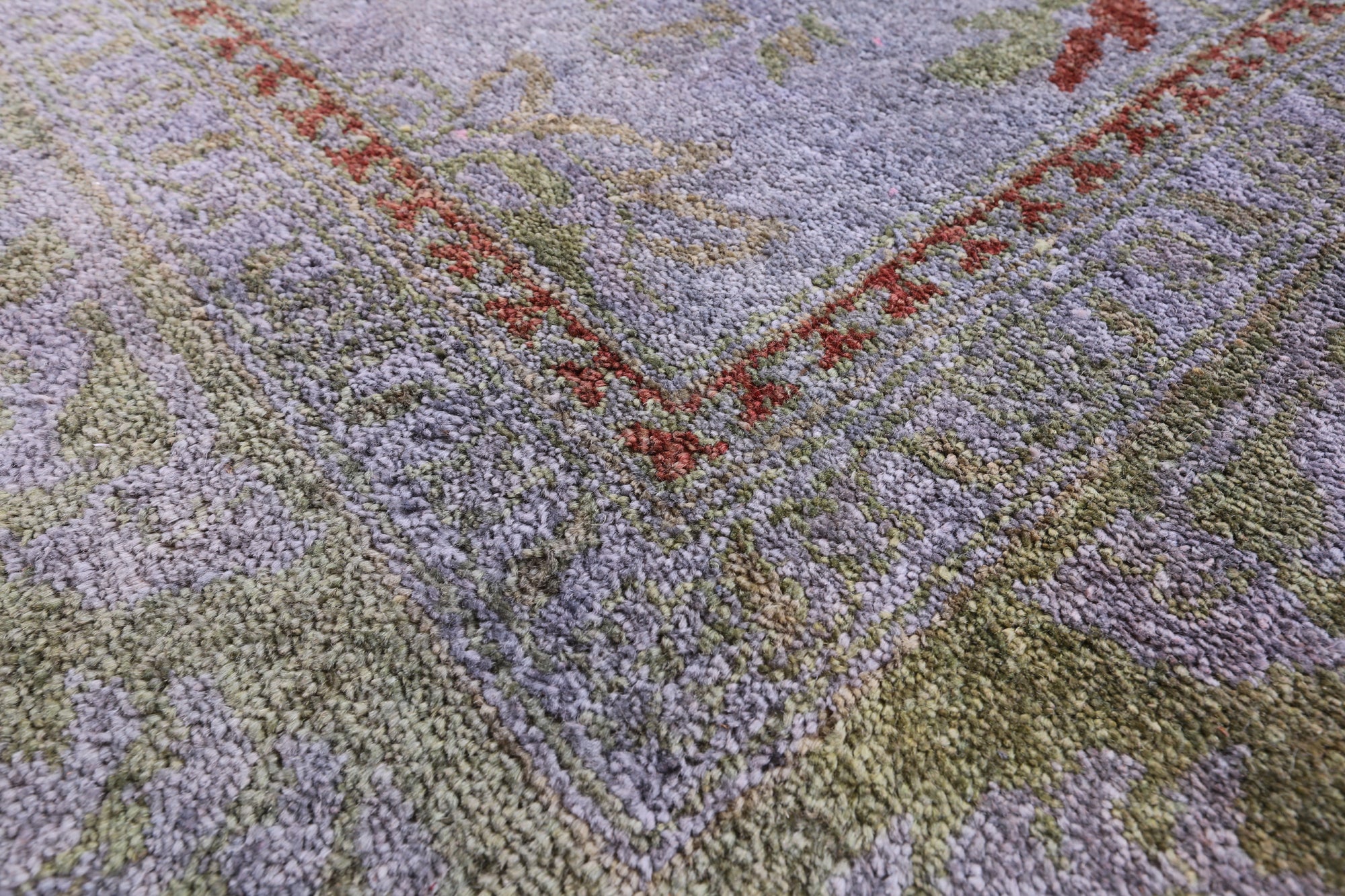 Full Pile Overdyed Hand Knotted Wool Rug - 8' 4" X 10' 6" - Golden Nile