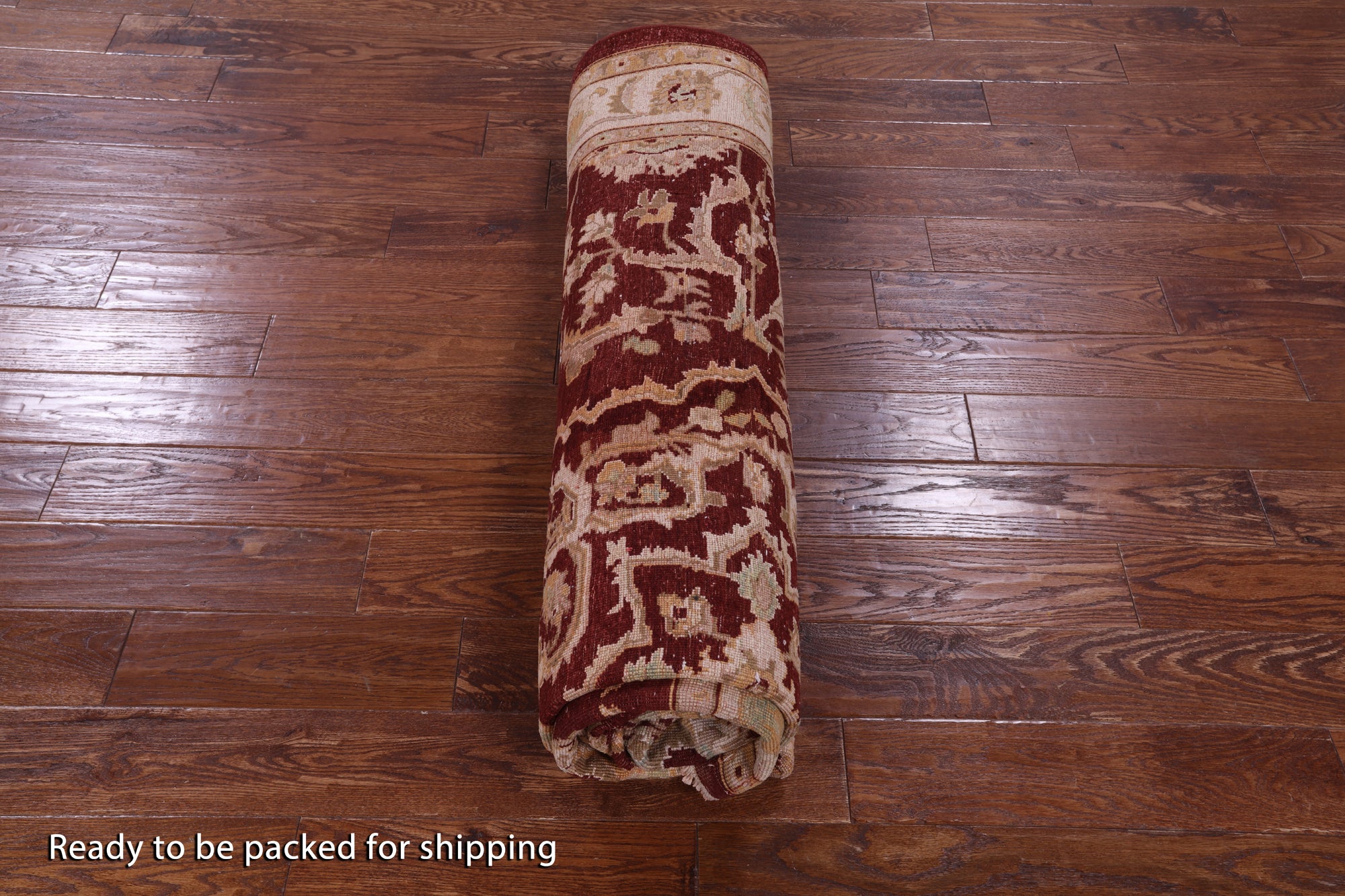 Full Pile Overdyed Hand Knotted Wool Rug - 8' 1" X 9' 6" - Golden Nile
