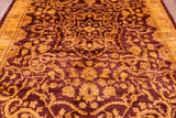 Full Pile Overdyed Hand Knotted Wool Rug - 8' 1" X 9' 6" - Golden Nile