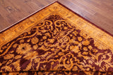 Full Pile Overdyed Hand Knotted Wool Rug - 8' 1" X 9' 6" - Golden Nile