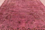 Overdyed Hand Knotted Wool Area Rug - 8' 10" X 11' 8" - Golden Nile