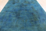 9' X 11' 8" Overdyed Hand Knotted Area Rug - Golden Nile