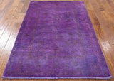 Persian Overdyed Handmade Area Rug 4 X 6 - Golden Nile