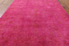 Pink Overdyed Peshawar Handmade Area Rug 8 X 10 - Golden Nile