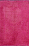 Peshawar Overdyed Handmade Pink Rug 6 X 10 - Golden Nile