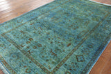 Oriental Handmade Persian Full Pile Overdyed Area Rug 5 X 8 - Golden Nile