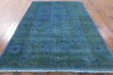 Oriental Hand Knotted Persian Full Pile Overdyed Area Rug 6 X 9 - Golden Nile