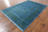 Oriental Hand Knotted Persian Full Pile Overdyed Area Rug 6 X 9 - Golden Nile