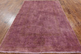 Purple Persian Overdyed Full Pile Area Rug 6 x 9 - Golden Nile