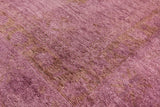 Purple Persian Overdyed Full Pile Area Rug 6 x 9 - Golden Nile