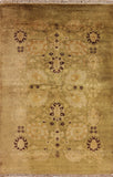 4 x 6 Persian Overdyed Full Pile Wool Oriental Rug - Golden Nile