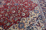 Persian Isfahan Hand Knotted Rug 11 X 17 - Golden Nile