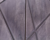 Grey Solid Wood Handcrafted Sideboard 34" - Golden Nile