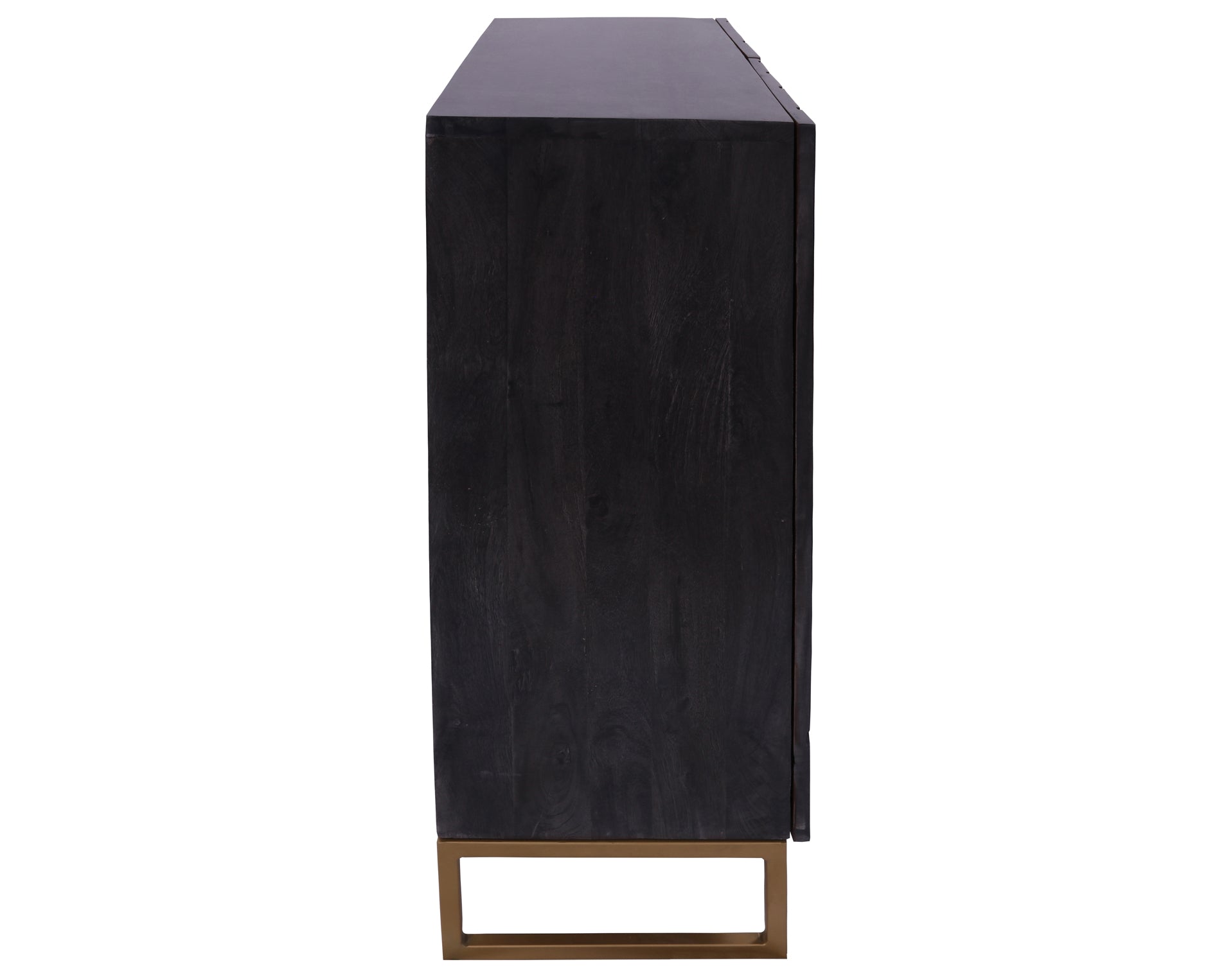 Grey Solid Wood Handcrafted Sideboard 34" - Golden Nile