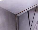 Grey Solid Wood Handcrafted Sideboard 34" - Golden Nile