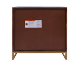 Grey Solid Wood Handcrafted Sideboard 34" - Golden Nile