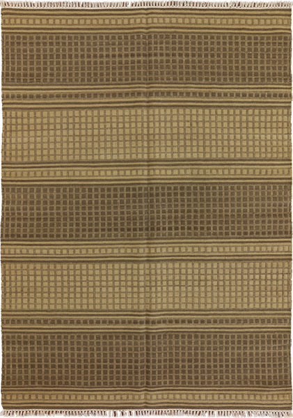 6 x 8 Kilim Hand Knotted Area Rug - Golden Nile
