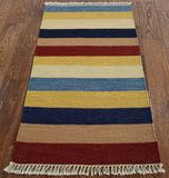 Kilim Area Rug 2 x 4 - Golden Nile