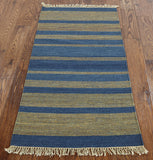 2 x 4 Modern Kilim Oriental Rug - Golden Nile