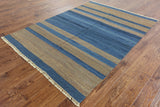 Oriental Kilim Area Rug 6 x 8 - Golden Nile