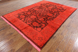 Full Pile Persian Overdyed Rug 8 X 10 - Golden Nile