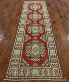 Handmade Super Kazak Wool Runner 3 X 9 - Golden Nile