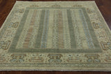 Peshawar Hand Knotted 6' Square Rug - Golden Nile