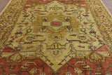 Serapi Hand Knotted Wool Rug 8 X 10 - Golden Nile