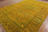 9 X 14 Overdyed Oriental Tabriz Rug - Golden Nile