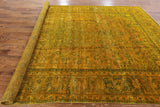 9 X 14 Overdyed Oriental Tabriz Rug - Golden Nile