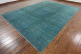 Overdyed 10 X 13 Oriental Hand Knotted Rug - Golden Nile