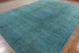 Overdyed 10 X 13 Oriental Hand Knotted Rug - Golden Nile