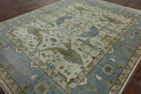 Oushak Hand Knotted Wool Rug 8 X 10 - Golden Nile