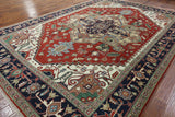 Traditional Serapi Wool Rug 10 X 14 - Golden Nile